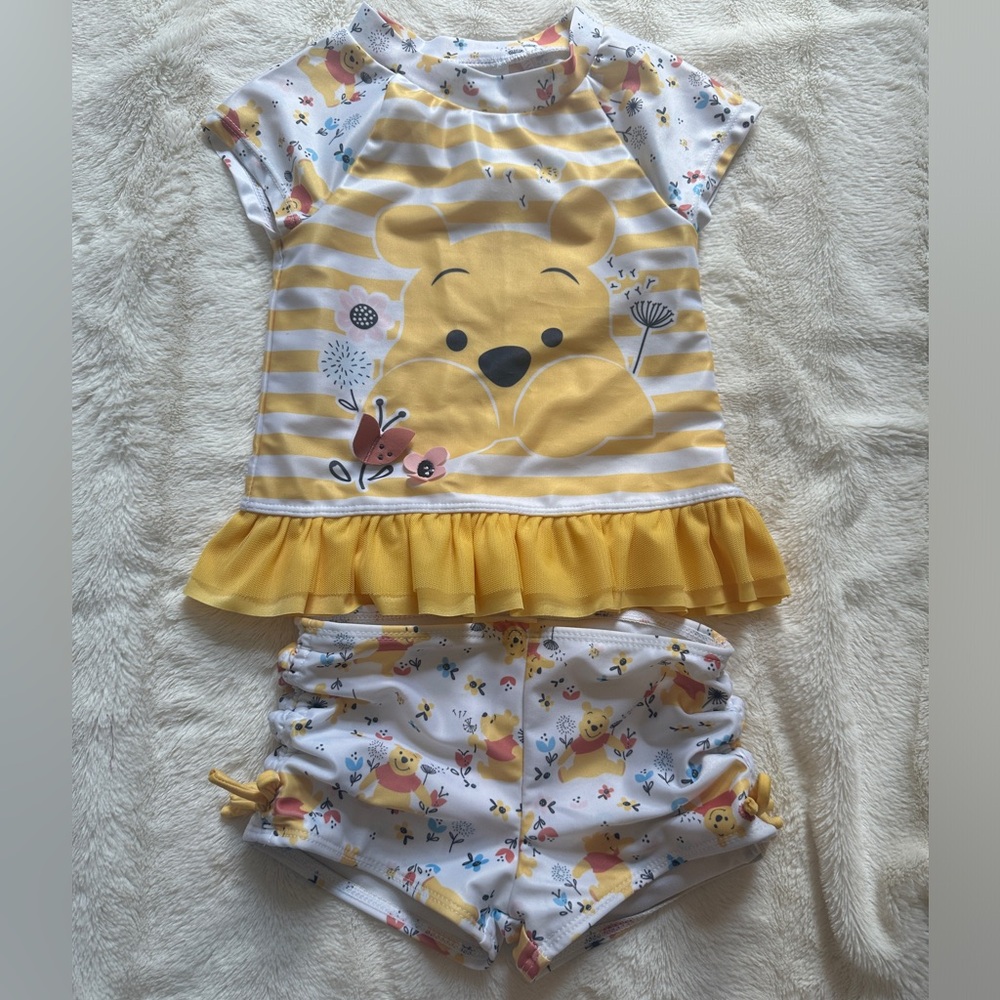 Disney Winnie The Pooh Two Piece Swimsuit 3T